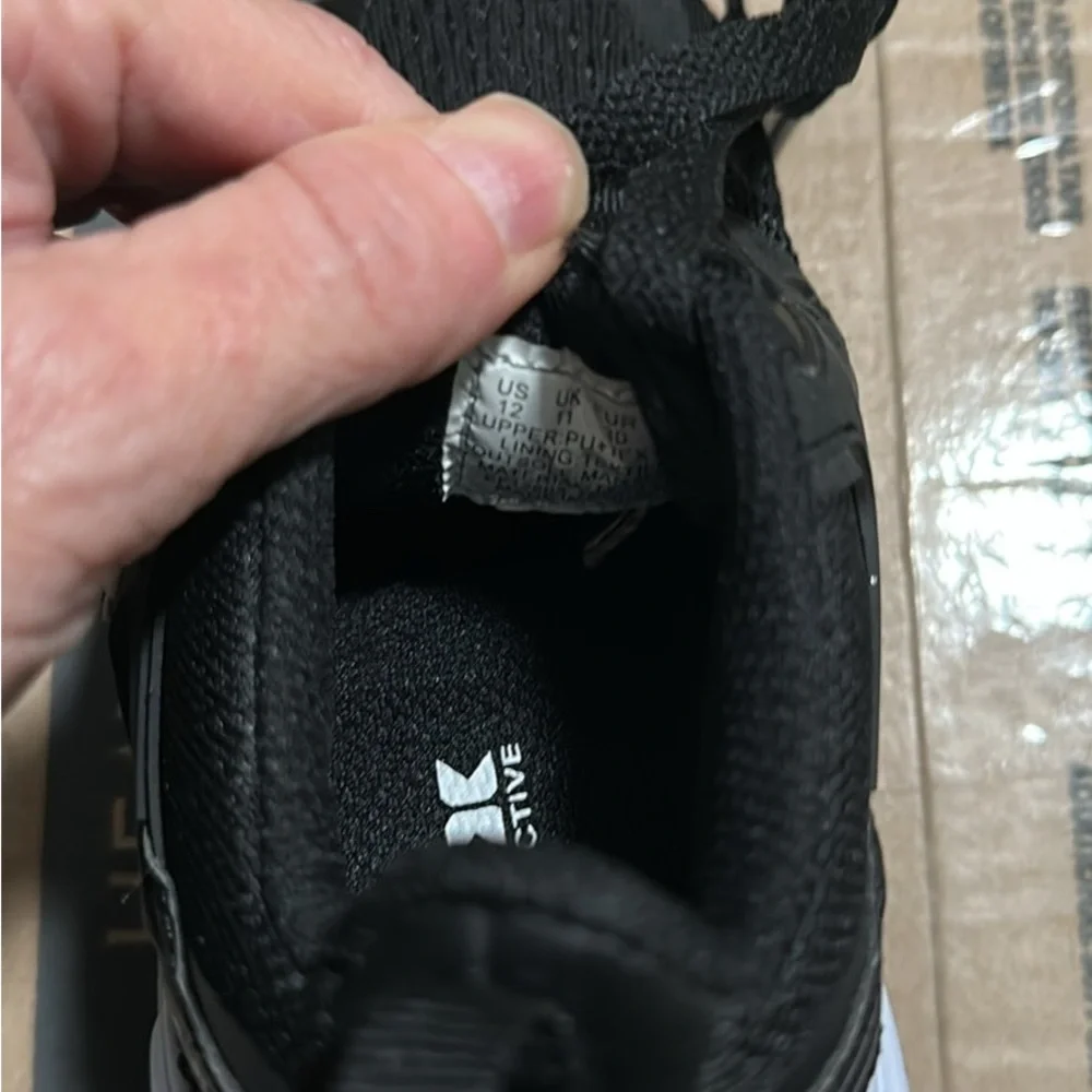 RBX Kids Black Mesh Sneakers